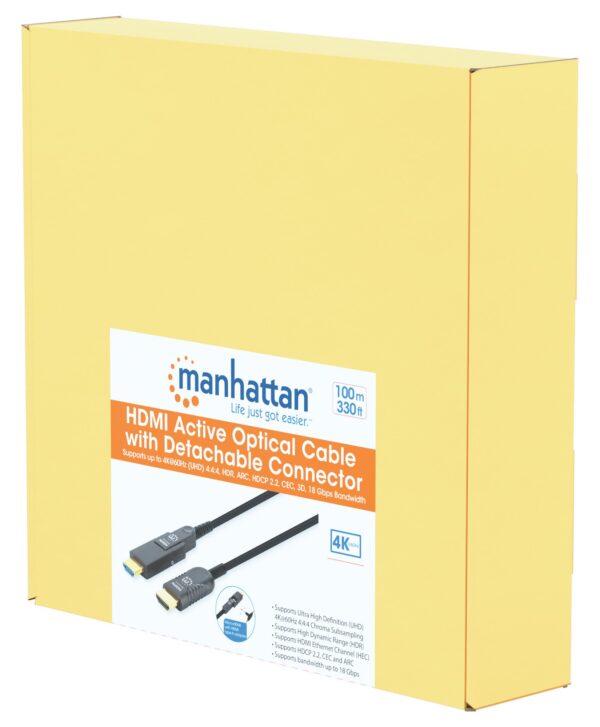 Cavo HDMI™ Attivo in Fibra Ottica con Connettore Staccabile 100m - immagine 2