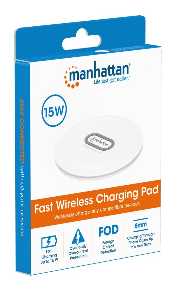 Caricabatterie Wireless a Ricarica Rapida 15W USB-C™ - immagine 2