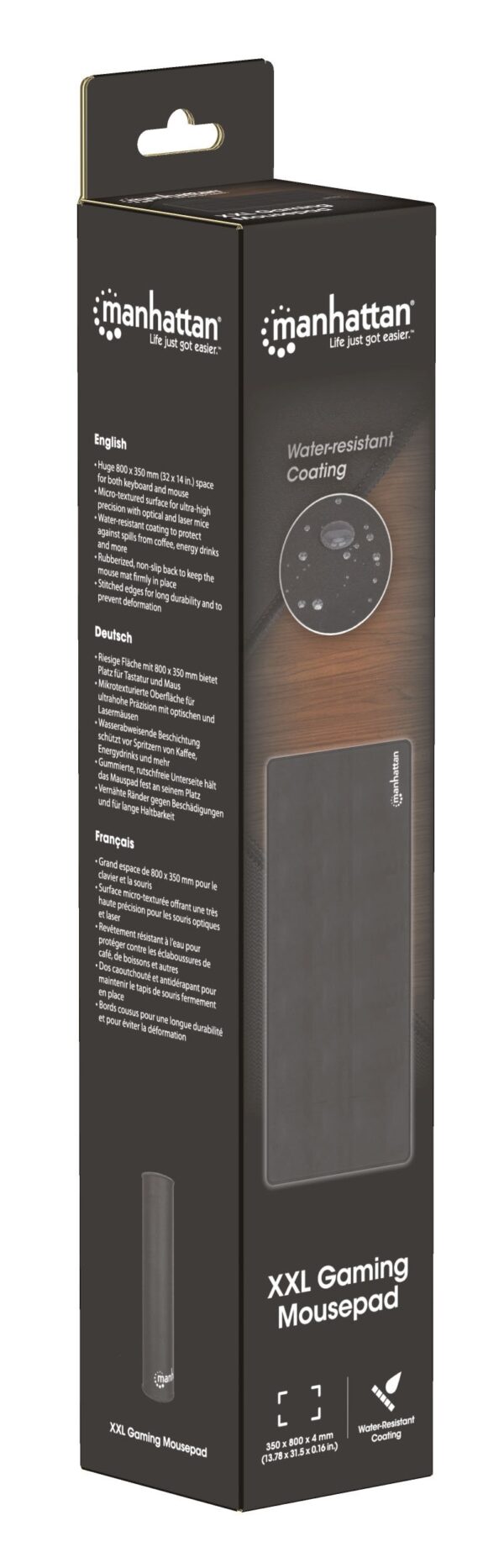 Tappetino Mouse Gaming XXL Standard Nero - immagine 2