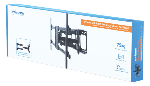 Staffa a Muro per TV LCD 37-90'' Full-Motion - immagine 2