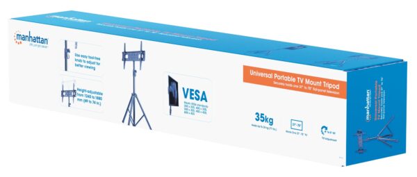 Supporto Treppiede Universale a Pavimento per TV 37-70'' - immagine 2