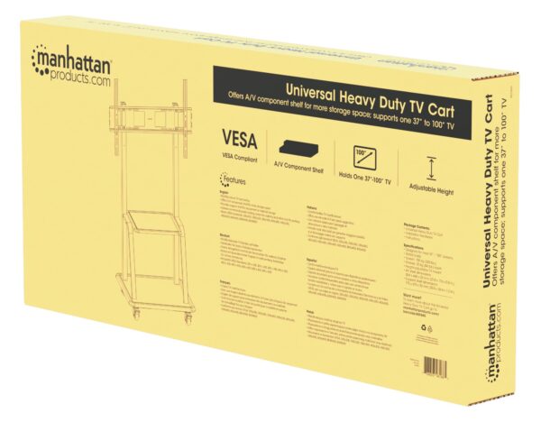 Supporto Universale da Pavimento per TV 37-100'' - immagine 2