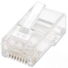 Confezione 100 Plug RJ45 per Cavo Rigido Cat.5e UTP - immagine 2