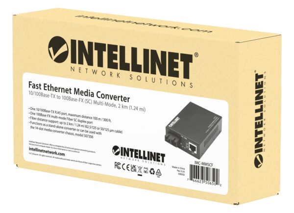 Convertitore RJ45 - Fibra SC Multimodale - immagine 2
