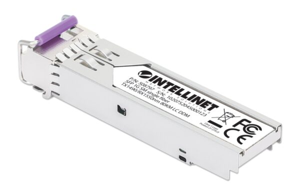 Transceiver SFP Fibra Ottica Monomodale LC 1000Base-BX Bidirezionale WDM - immagine 2