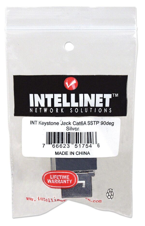 Frutto Keystone Cat6A STP 10Gigabit - immagine 2