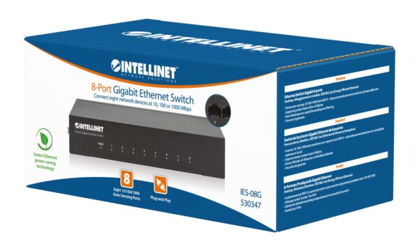 Ethernet Switch Gigabit con 8 porte Desktop - immagine 2