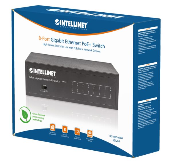 Switch Gigabit Ethernet 8 Porte PoE+ - immagine 2