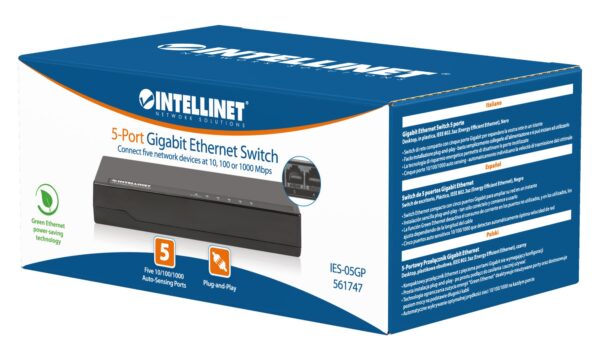 Gigabit Ethernet Switch 5 porte, SG105 - immagine 2