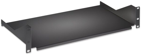 Mensola per Rack 19'' 400 mm 2U Nera 2 punti - immagine 2