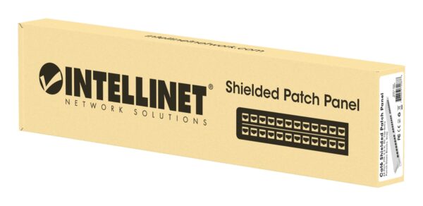 Pannello Patch 24 posti 19'' 0.5U Cat6 FTP Grigio - immagine 2