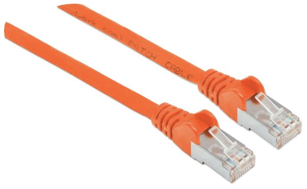 Cavo di rete Patch in rame Cat. 6 Arancione SFTP LSZH 10m - immagine 2