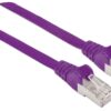 Cavo di rete Patch in rame Cat. 6 Viola SFTP LSZH 1m - immagine 2