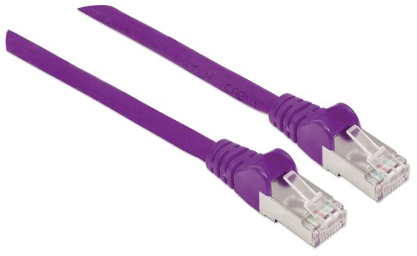 Cavo di rete Patch in rame Cat. 6 Viola SFTP LSZH 5m - immagine 2