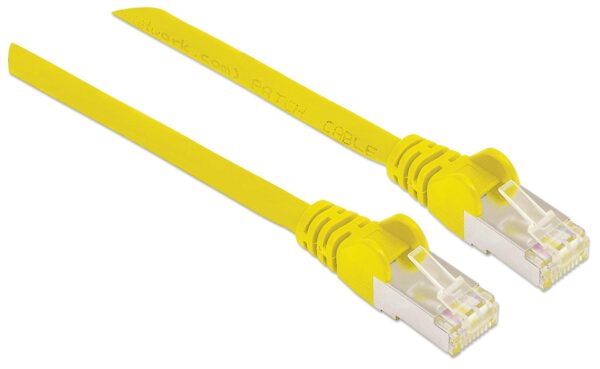 Cavo di rete Patch in rame Cat. 6 Giallo SFTP LSZH 0,25m - immagine 2