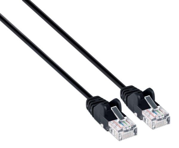 Cavo patch di rete Cat6 UTP Slim  1,5 m Nero - immagine 2