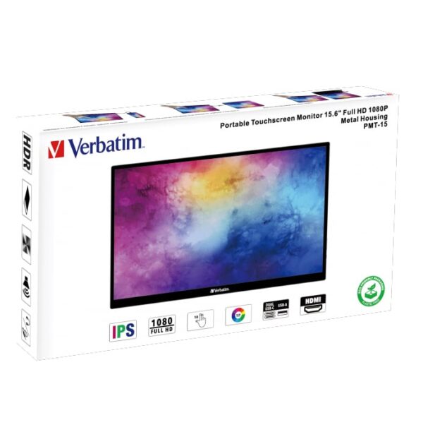 Monitor Portatile Touchscreen 15,6'' Full HD 1080p PMT-15 - immagine 2