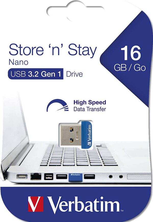 NANO Memoria USB 3.2 16GB Blu - immagine 2