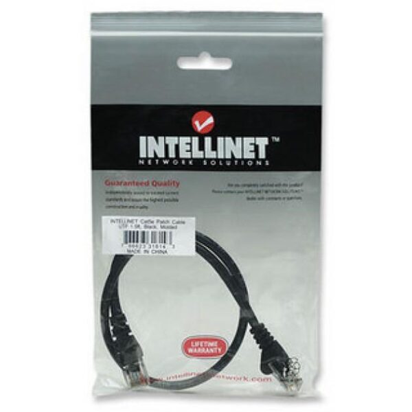 Cavo di rete Patch in CCA Cat. 6 Nero UTP 0,5 mt - immagine 2