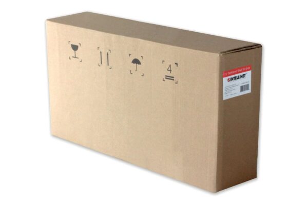 Mensola per Rack 19'' 400 mm 2U Nera 2 punti - immagine 2