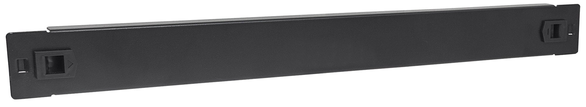Pannello Cieco Toolless a Clip per Armadi Rack 19'' 1U Nero - immagine 2