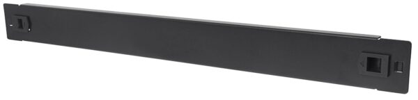 Pannello Cieco Toolless a Clip per Armadi Rack 19'' 2U Nero - immagine 2