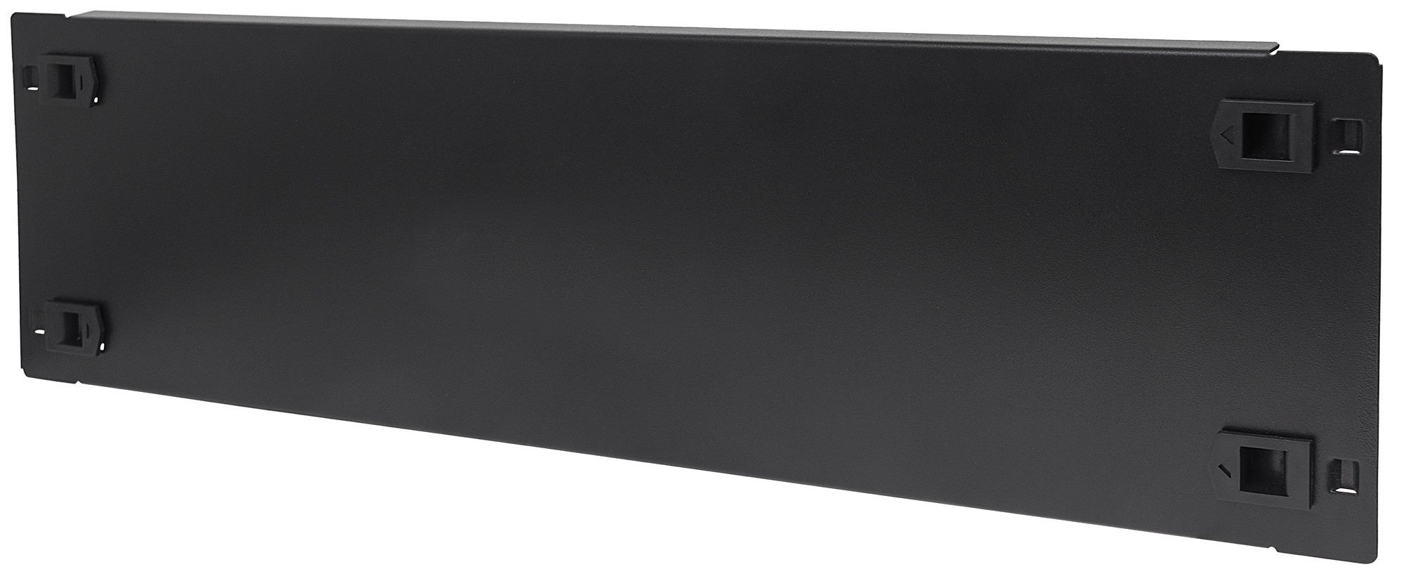 Pannello Cieco Toolless a Clip per Armadi Rack 19'' 3U Nero - immagine 2