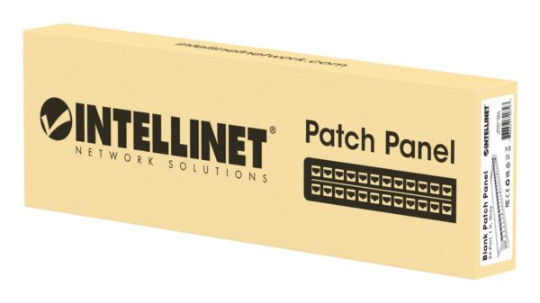 Pannello Patch Modulare Senza Frutti 24 Posti Nero - immagine 2