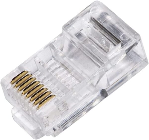 Plug RJ50 10 poli 10 contatti - immagine 2