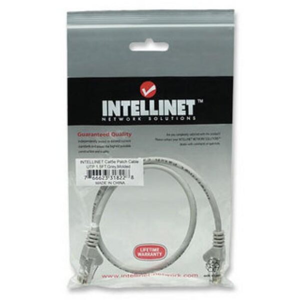 Cavo di rete Patch in CCA Cat. 6 Grigio UTP 0,5 m - immagine 2