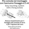 Presa Mobile in Gomma 10/16A 2P+T 250V Nero - immagine 2