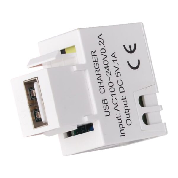Presa USB con aggancio Keystone per Ricarica - immagine 2