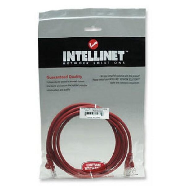 Cavo di rete Patch CCA Cat. 5e Rosso UTP 2 mt - immagine 2