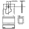 Batteria Ricaricabile 6V 12Ah, Ultracell UL12-6(Faston 187 - 4.8 mm) - immagine 2