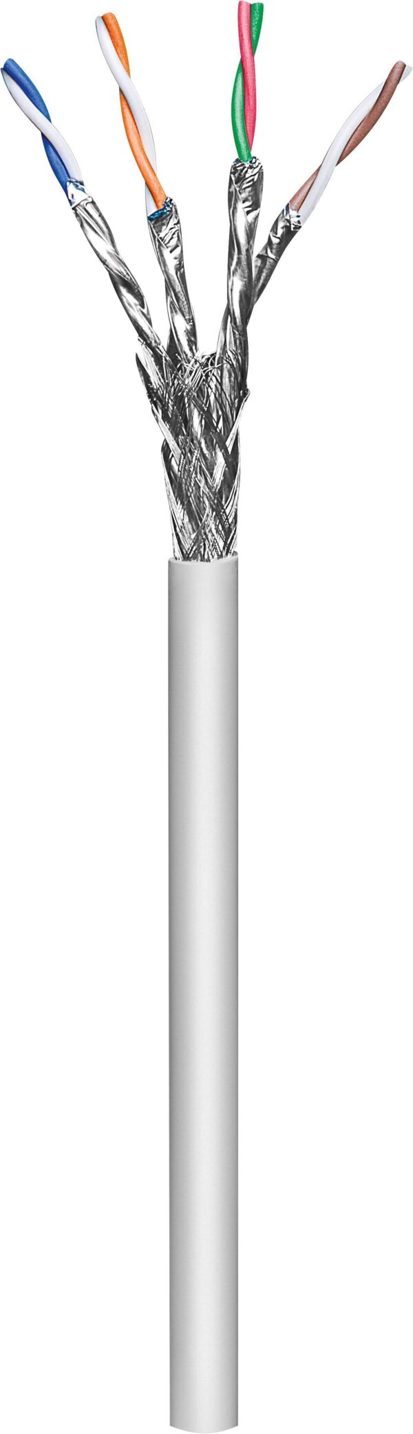 Matassa S/FTP Cavo Cat.7 Rame LSZH 100m Flessibile Grigio - immagine 2