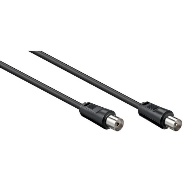 Cavo Antenna TV M/F 1,5 m nero - immagine 2