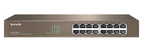 Switch 16 Porte 10/100/1000 Gigabit TEG1016D - immagine 2