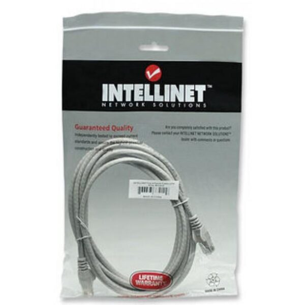 Cavo di rete Patch in CCA Cat. 6 Grigio UTP 3 m - immagine 2