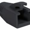 Copriconnettore per Plug RJ45 Cat.6 8mm Nero