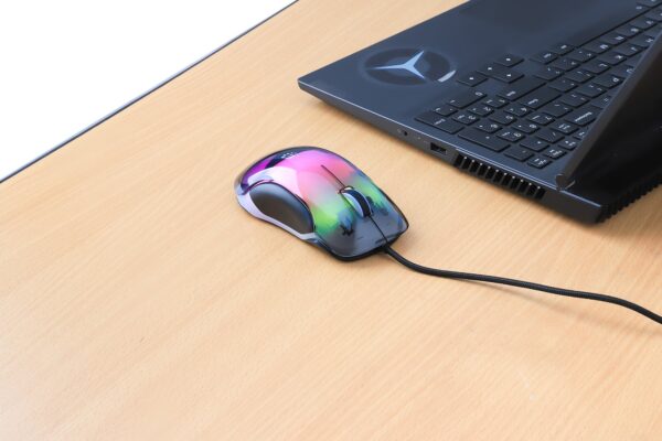 Mouse Ottico USB 12800 dpi LED RGB Multicolor - immagine 5