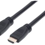 Cavo HDMI CL3 High Speed con Ethernet A/A M/M 8m Nero