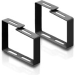 Anello Largo Passacavi per Armadi Rack Nero