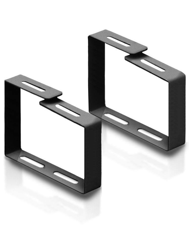 Anello Largo Passacavi per Armadi Rack Nero