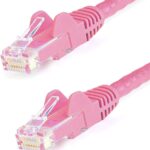 Cavo di rete Patch CCA Cat. 6 Rosa UTP 1 m