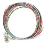 Set 12 Pigtail Fibra Ottica Multimodale OM3 LC 50/125 2 m