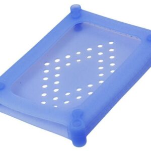 Scatola di Protezione per 1 HDD 2,5'' in Silicone Azzurro