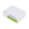 Scatola di connessione indoor FTTH per 4 fibre SC-APC a muro o guida Din