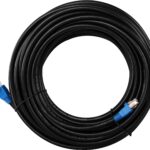 Matassa U/UTP Cavo Patch Cat.6 CCA 10m da Esterno Nero/Blu