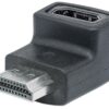 Adattatore HDMI M/F 90° verso l'alto