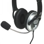Cuffia Stereo Classica con Microfono 2x3.5mm